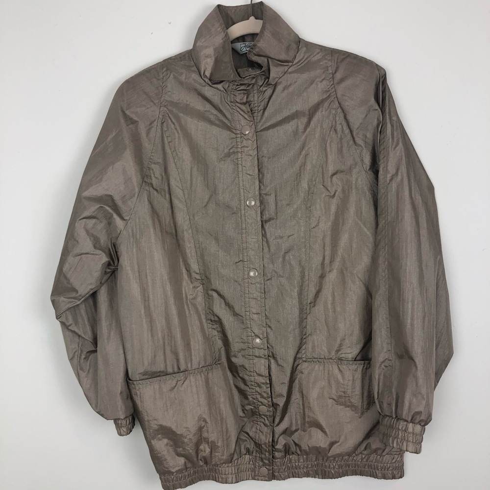 VTG Haland Gold Button Up Jacket